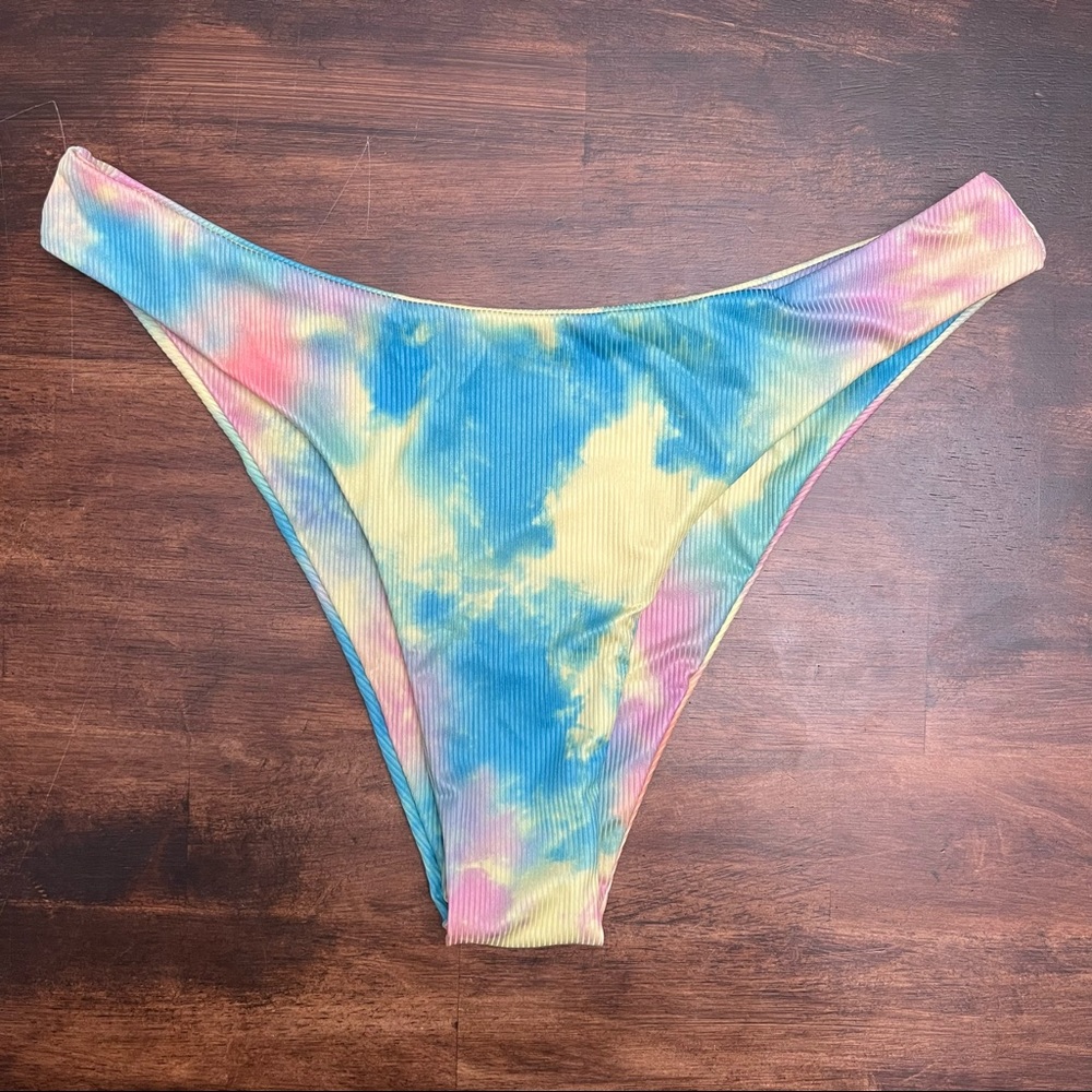 Zaful tie dye cheeky bikini bottom size medium 6